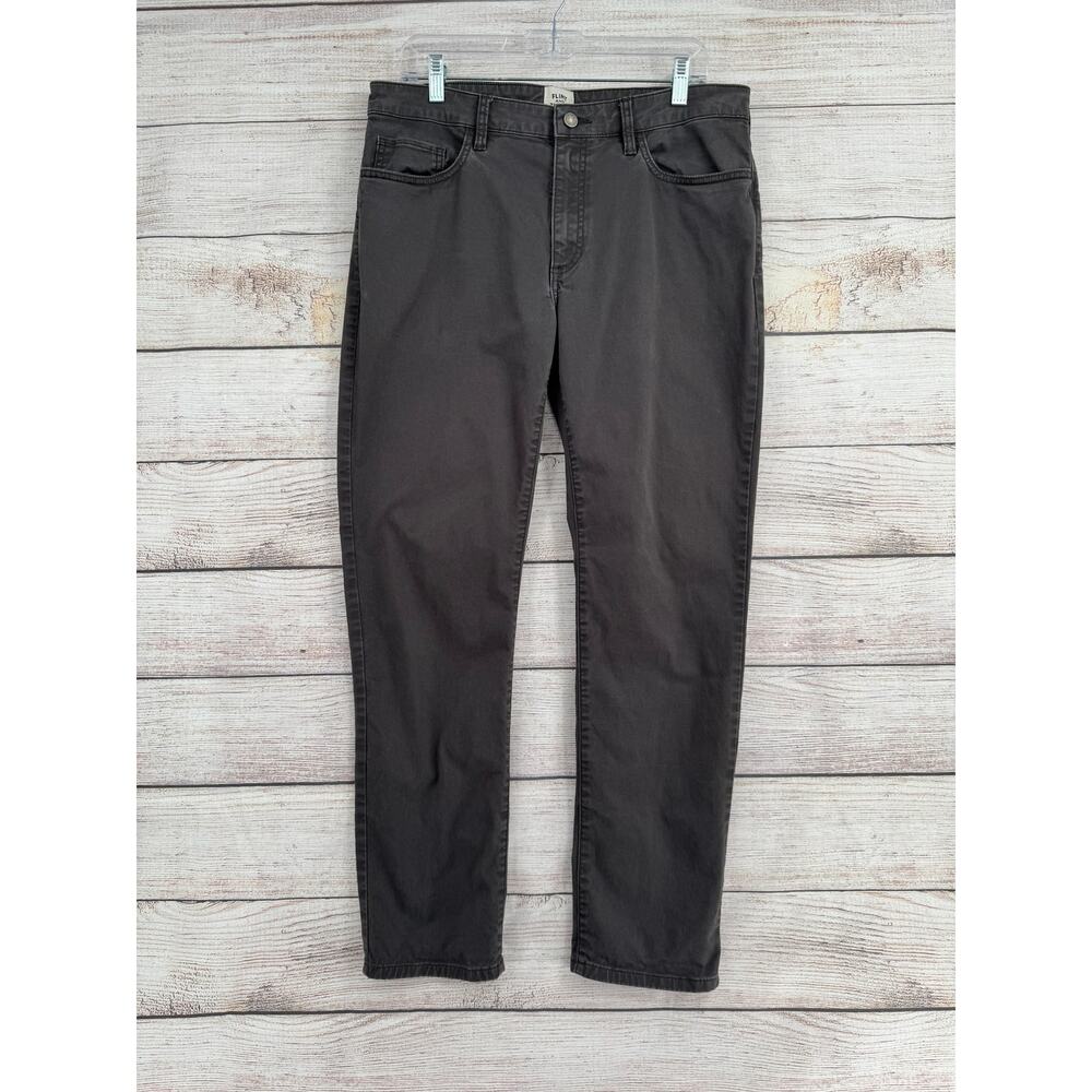 Flint and Tinder 365 5 Pocket Stretch Slim Fit Pants Mens 33x30 Dark Gray